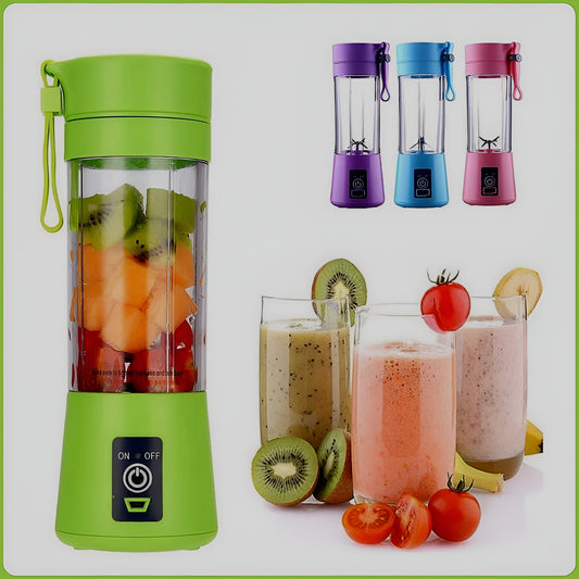 Portable Mini 6 blade Juicer blender | Outdoor Juicing Cup (380ml) - Rechargeable