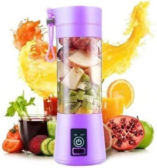 Portable Mini 6 blade Juicer blender | Outdoor Juicing Cup (380ml) - Rechargeable