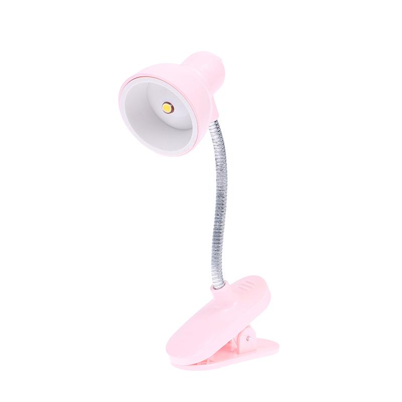 Mini LED Clamp Lamp | Portable USB Desk Light with Flexible Neck & Strong Clip | Eye-Care Flicker-Free Reading Light for Home, Office & Travel