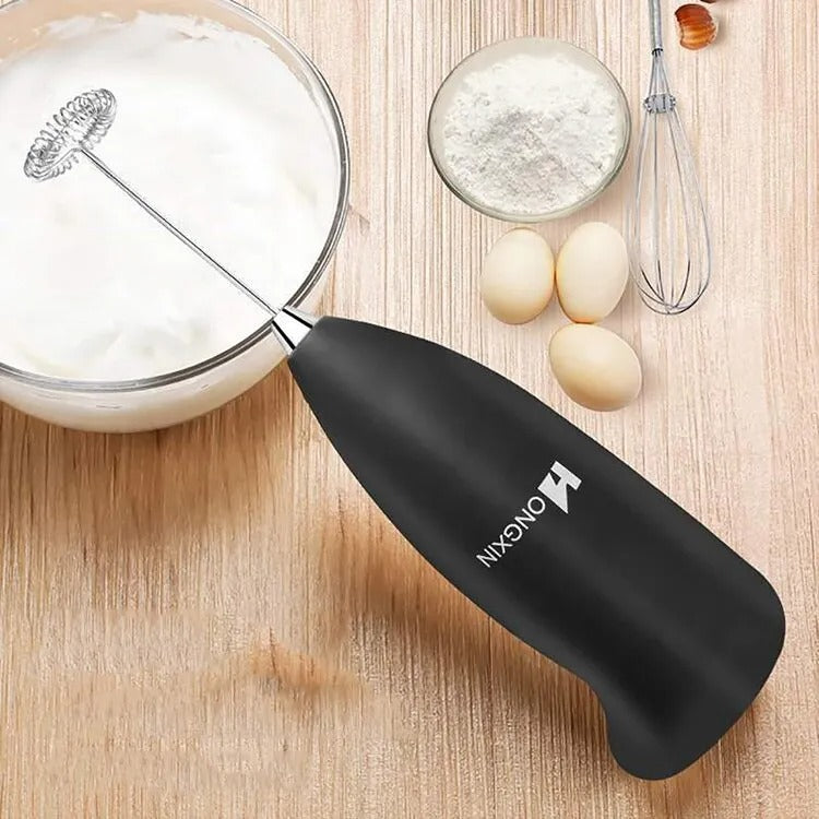 Electric Egg Beater | Handheld Milk Frother & Coffee Mixer | Portable Mini Drink Whisk for Kitchen & Home Use