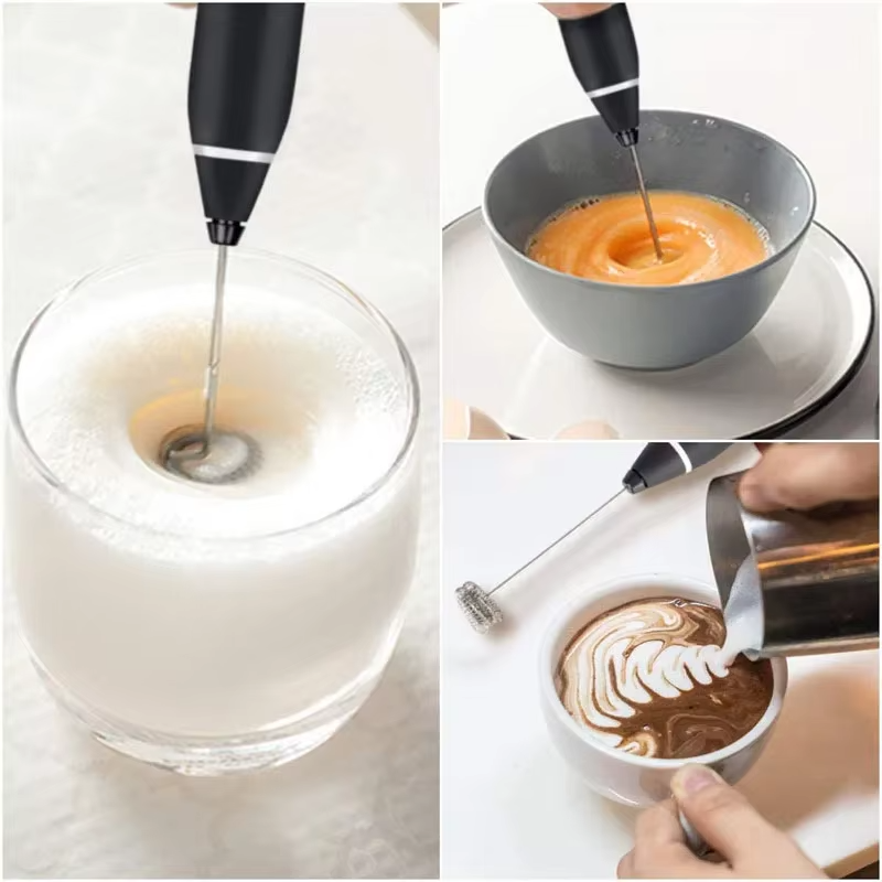 Rechargeable Electric Coffee Mixer | Egg Beater & Milk Frother with Quick Frothing Action | Portable Kitchen Handheld Whisk”
