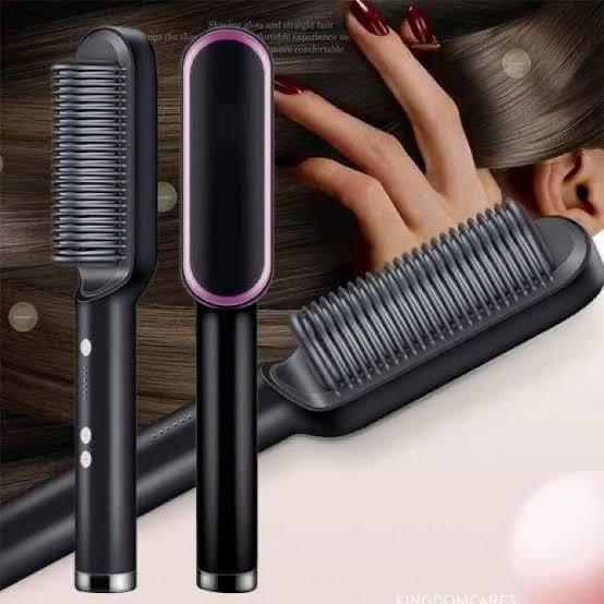 Hair Straightening Comb/Brush, Curling Comb Dual-Purpose Hair Straightener Styling Comb, Splint Does Not Damage The Inner Buckle for Professional Salon at Home
